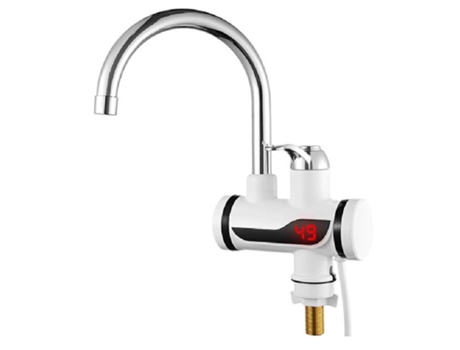 Torneira Iso De Água Quente Elétrica Bancada Com Lcd 3kw 3000w Onlike