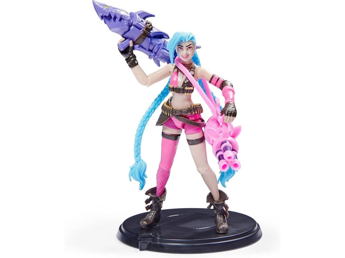 Figura Jinx SPIN MASTER League Of Legends Articulada (10 cm)