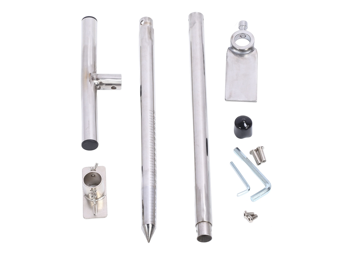 SONDA de Solo Primerox de aço inox com pedal e alça T ergonômica com S/MARCA