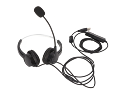 Aetheria fone de Ouvido Usb com Microfone Cancelamento de Ruído para Centro de Chamadas e Atendimento Ao Cliente