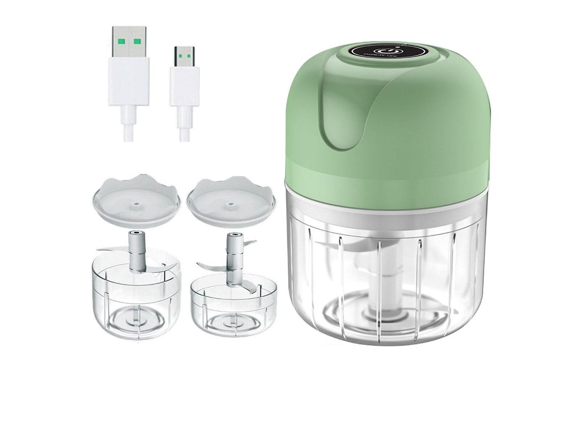 KOFIHETY Picador Elétrico Multiuso Mini Picador De Alho, Frutas E Cebola