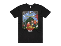 Camiseta Tenacious D Post Apocalypto Tour ROCKINSTONE Unissex Adulto Mais Vendida Tamanho: GG