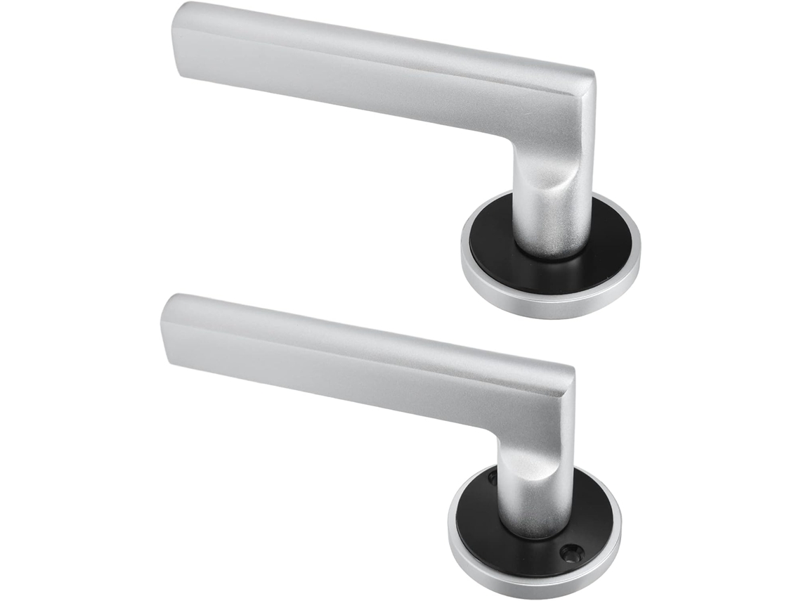 Fechadura Mecânica Maciça Para Porta Interna, Em Alumínio, Com Rolamento Bipartido, Ideal Para Banheiro E Quarto