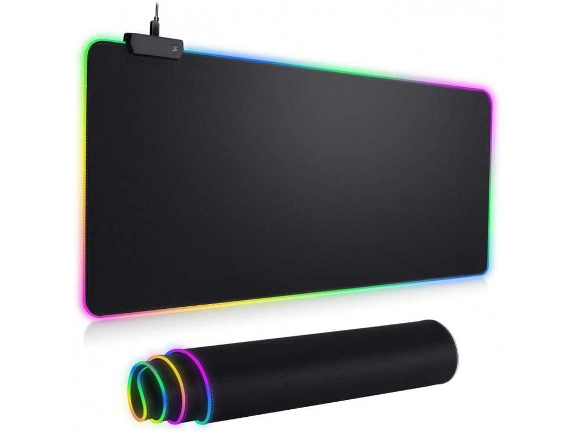 Mousepad Para Jogos Com Led Rgb Brilvibera
