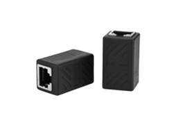 Conector Adaptador de Rede Lan Rj45 Fêmea-para-fêmea, Extensor de Rede Ethernet.
