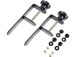 Conjunto De Ferragens Instalação Painel Perfurado Metal Childweet, Clipes Delicados Na Cor Preta, 1 Conjunto