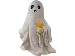 Lurelia Estátua De Fantasma Halloween Fofo Em Resina Para Mesa, Casa E Festa