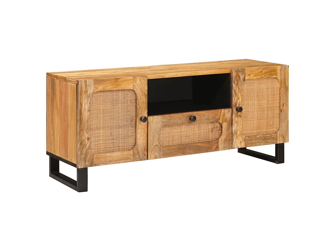 Vidaxl Gabinete Para Tv Com Gaveta Com Porta Castanho 105 X 33 X 46 Cm
