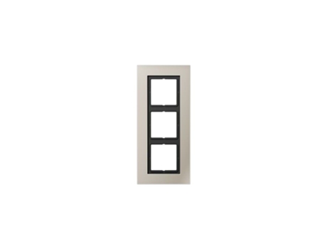 Quadro 3 Elementos Ls Plus Aço Jung Lsp 983 Es