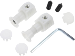 Conjunto De Parafusos Montagem Lateral Para Vaso Sanitário Betooky, Com Parafusos Grossos E Anel De Vedação Resistente