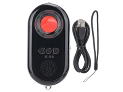 Aetheria escâner Anti câmera Intrusiva Portátil Detector Sem Fio com Lanterna Led e Sirene de Segurança