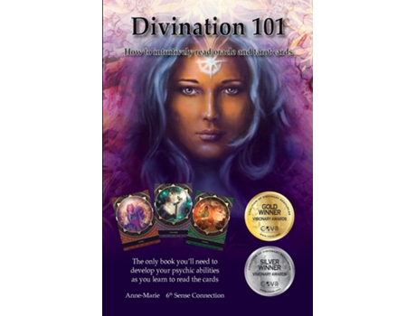 Livro Divination 101 How To Intuitively Read Cards de Anne-Marie McCormack (Inglês)