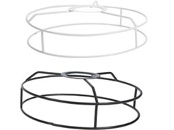 Conjunto de 2 Suportes Redondos de Metal Preto e Branco para Luminárias Suspensas Diy SFUSHOS
