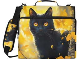 Organizador De Bolsa Com Estampa Floresta E , Preto, Resistente À Água, Com Compartimento Acolchoado Laptop E