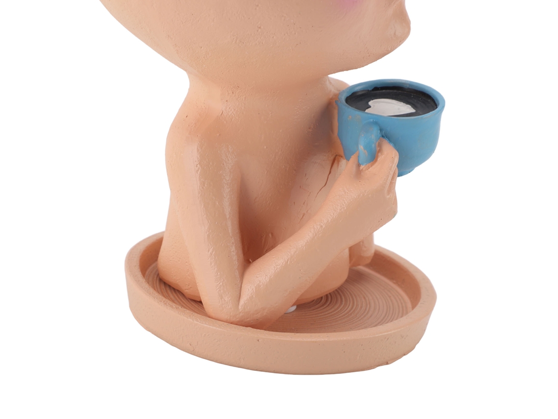 Vaso De Plantas Suculentas Com Formato De Rosto Eoocoo