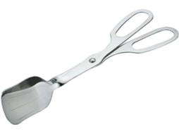 Pinça De Alimentos Compacta Em Aço Inoxidável Prateado, Ideal Para Servir Em Churrascos E Restaurantes Um Acessório De