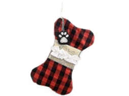 Hmwy Pet Meias De Natal De Estopa Com Design De Osso Para Decoração De Lareira. Loja Olysi