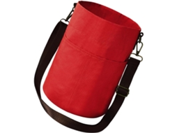 Bolsa de ombro portátil com cordão para guardar ferramentas Trico e organizar cosméticos.