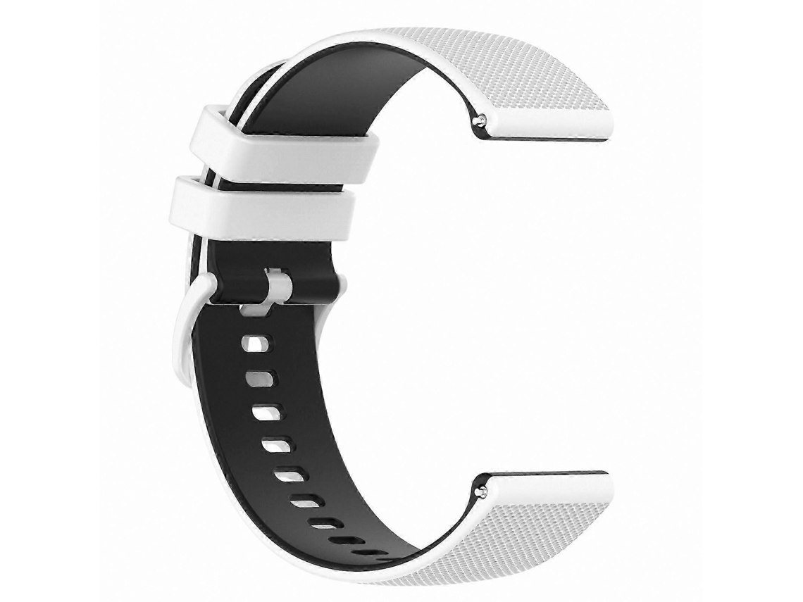 Pulseira De Silicone Bicolor Para Modelos Compatíveis Com Smartwatches.