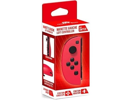 Controlador Joy Con Esquerdo Vermelho Brilhante Nintendo Switch Acessórios Goodies Ps4 Xbox One Freaks And Geeks