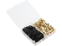 Nolitoy 120 Pièces Boutons Rotativos Para Quadros Foto Com Vis Para Accrocher Des Fotos