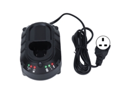 Carregador de bateria para furadeira elétrica 12V, substituição de bateria de íon de lítio MT12V, 100-240V, plugue do Reino Unido.