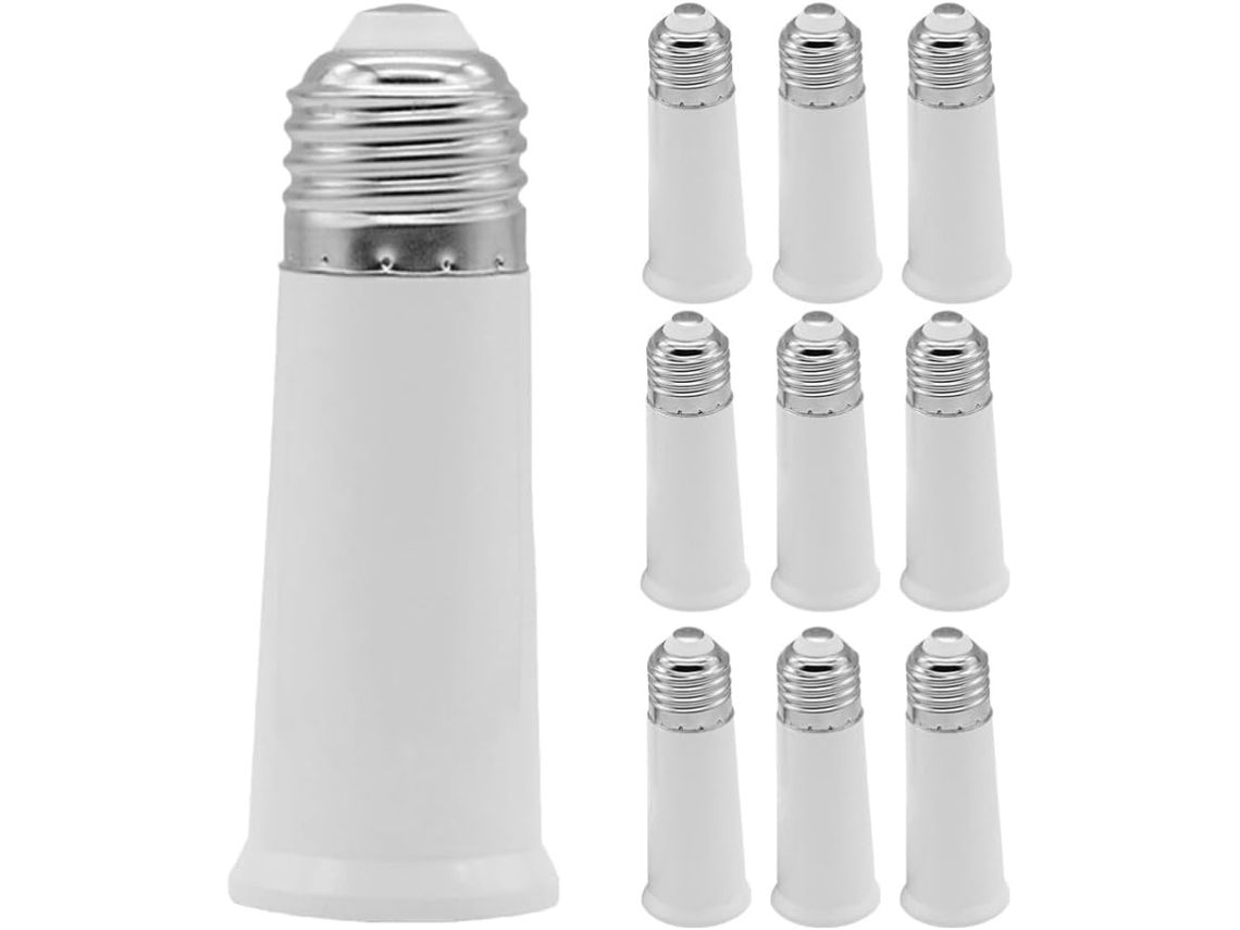 Conjunto De 10 Extensores De Rosca Para Soquete De Lâmpada Com Base Longa Para Iluminação Vintage Em Gokoco