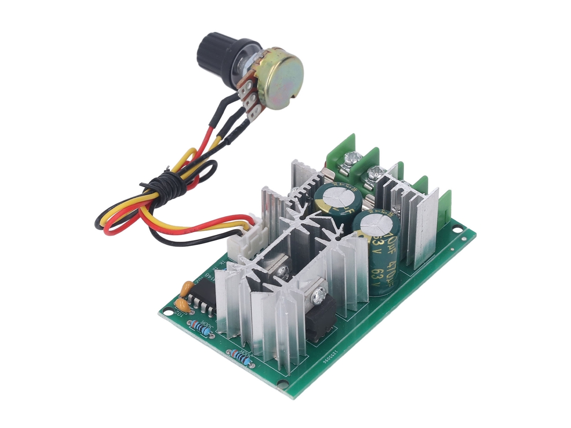 Controlador De Velocidade Laxiscreed Para Motor Dc Até 20a, Compatível Com Várias Voltagens