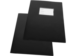 Conjunto De 2 Porta Documentos Em Pp Transparente Fosco, Organizador Leve Para Papéis De Escritório, Bolsos Duplos Gokoco
