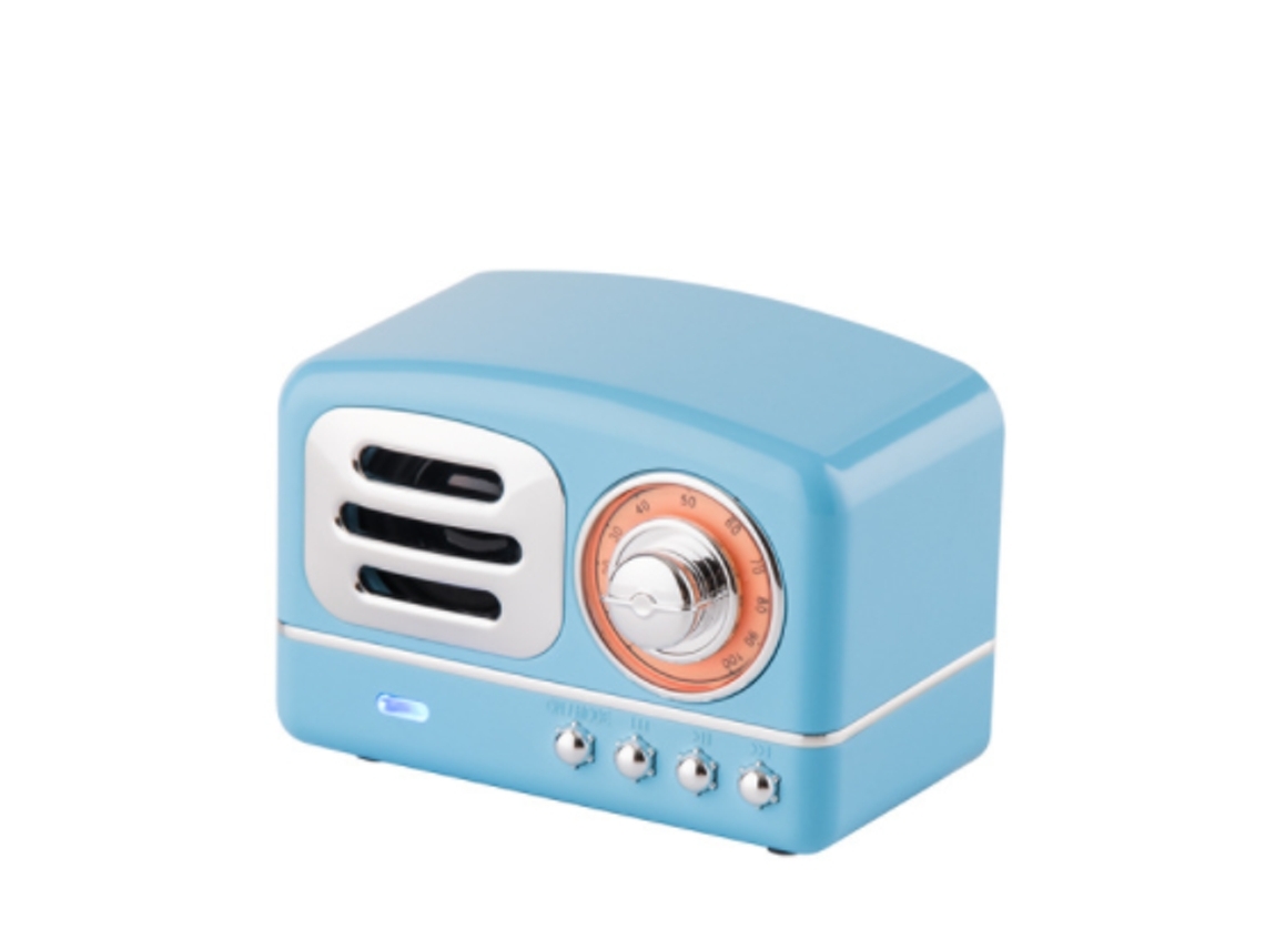 Colunas Bluetooth VEANXIN H69 Azul