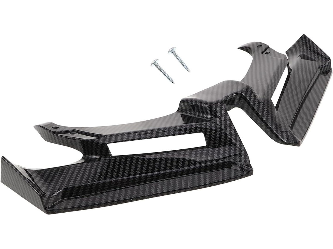 Spoiler Lateral De Motocicleta Em Abs Preto, Acessório Para Modificação Da Carenagem Dianteira.