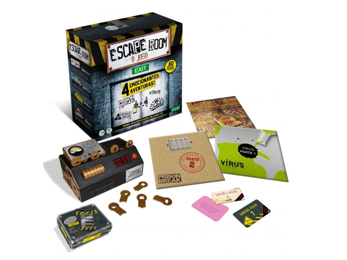 Jogo de Tabuleiro CONCENTRA Escape Room