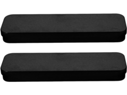Estojo De Metal Preto Para Canetas, Kit De 2 Peças, Caixa Organizadora Para Material Escolar E De Escritório, Design