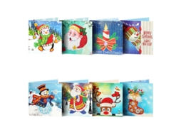 Cartão De Árvore De Natal Com Pintura De Diamante 5d E Ferramentas Aquaforge