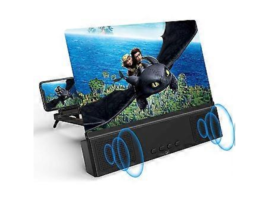 Lupa De Tela Para Celular, Lupa De Tela Para Smartwatch, Suporte Para Celular, Lupa De Tela De 12 Polegadas Para Smartphone Brilvibera