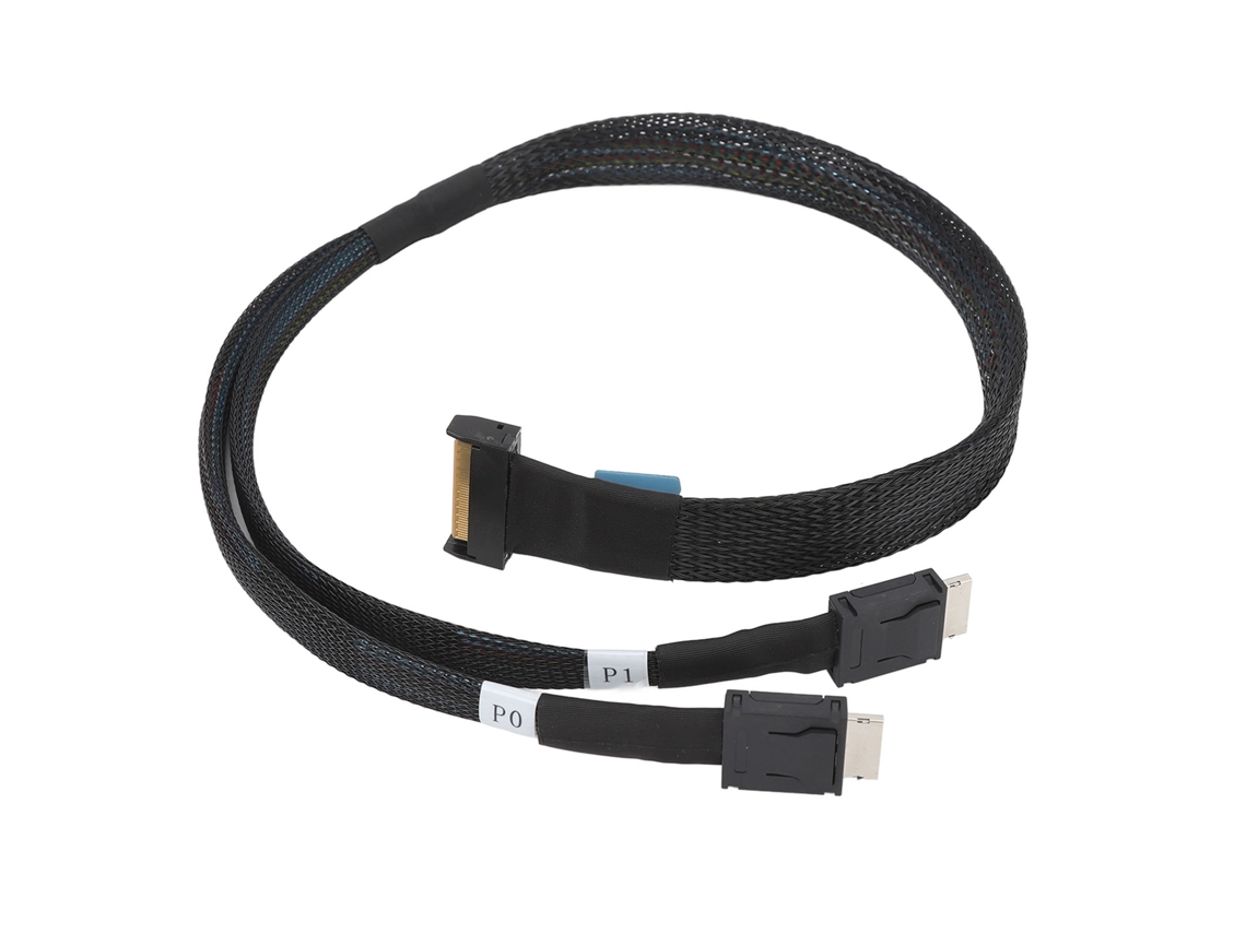 Cabo Oculink SFF 8611 4i PCIe 5.0 32Gt/s 50cm