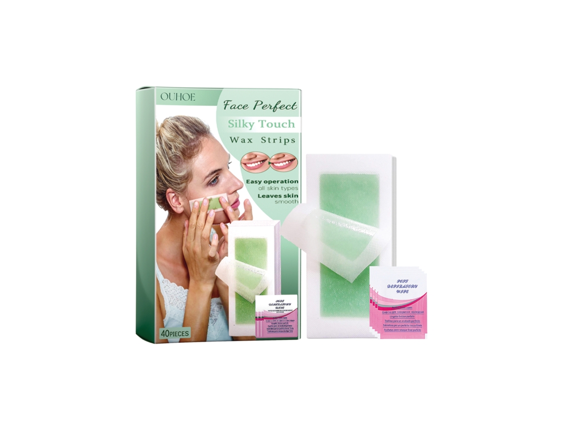 Depilação Facial com Fitas de Cera LAXISCREED Fácil, Rápido e Eficaz