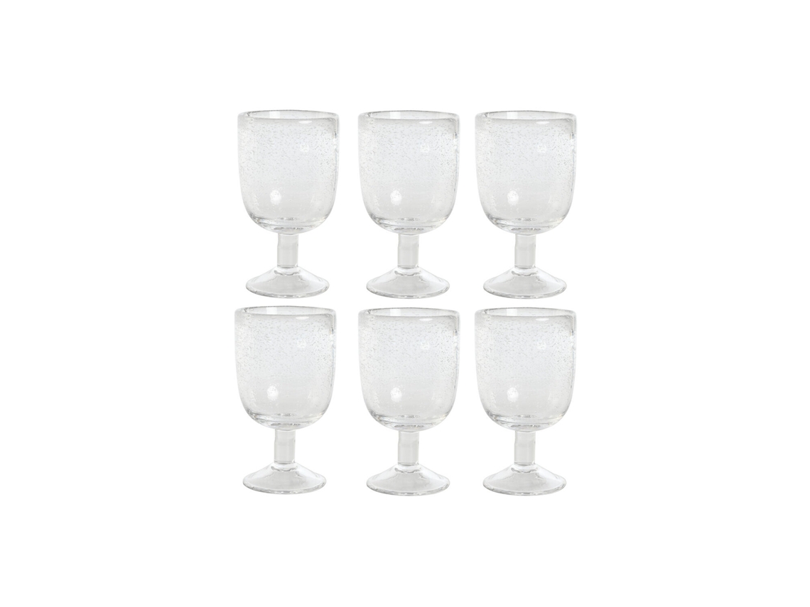 Conjunto de 6 Copos de Cristal, 300ml, 8x8x14cm ALEXANDRA HOUSE LIVING