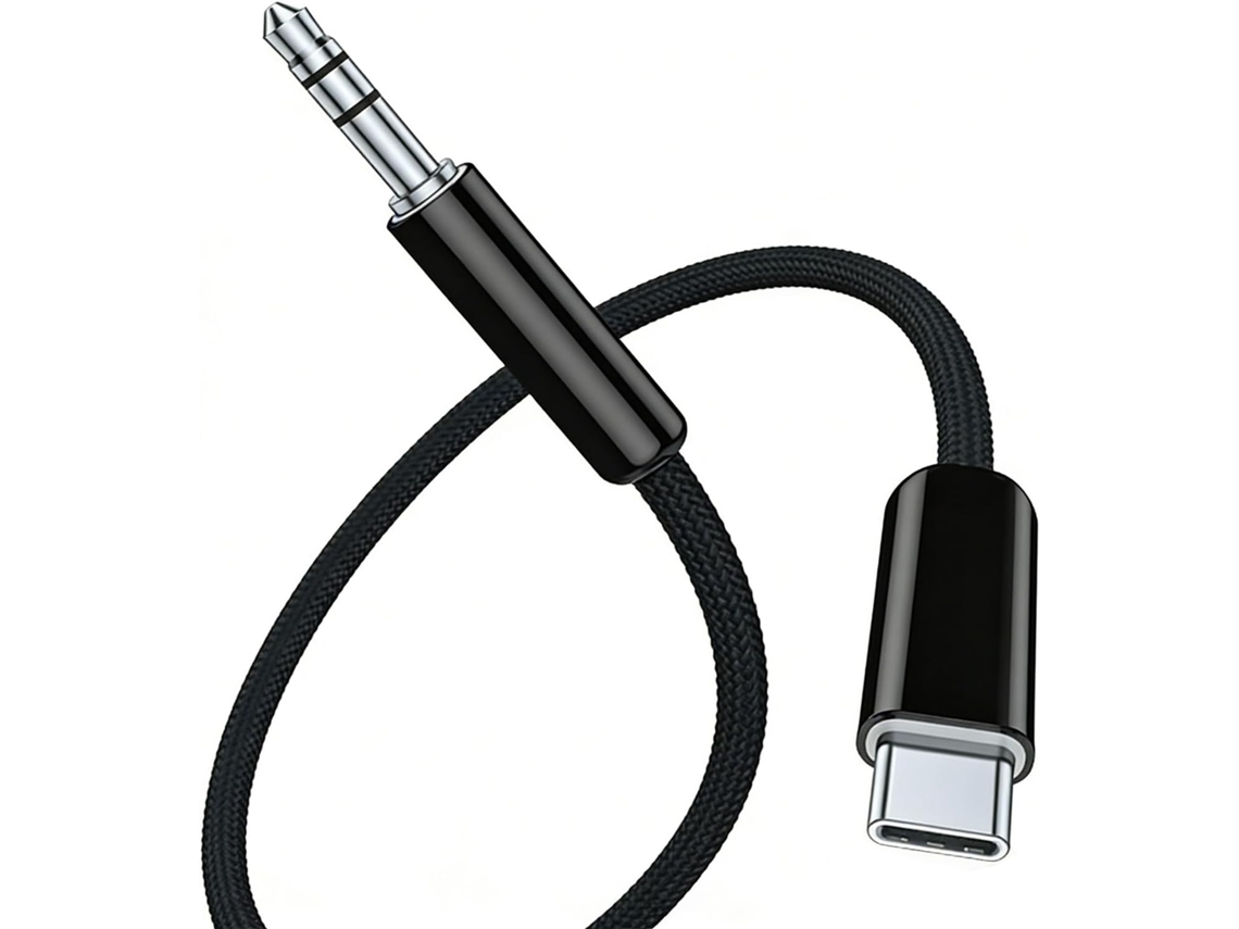 Cabo Adaptador Usb c Macho para Áudio de 3,5 Mm Compatível com os Modelos Mais Recentes. SFUSHOS