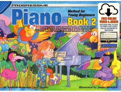 Livro Progressive Piano Method for Young Beginners-Bk 2 de Gary Turner and Andrew Scott (Inglês)