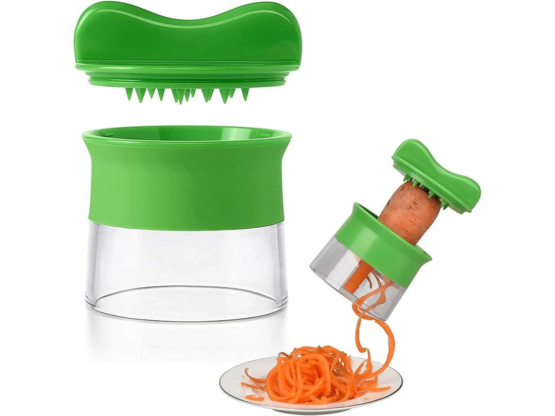 Fatiador de vegetais profissional 12 em 1 Slowmoose com 6 lâminas substituíveis e cortador de vegetais versátil para fatiar