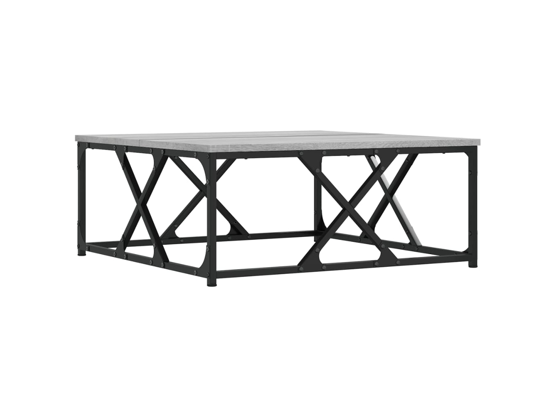 Mesa de centro MAISON EXCLUSIVE Madeira Cinzento Sonoma 70x70x30 cm