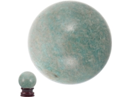 Esfera Cristal Decorativa Amazonita Natural Polida 3 5 4 Pedra Espiritual Decoração Estar Acessório Feng Shui GOKOCO