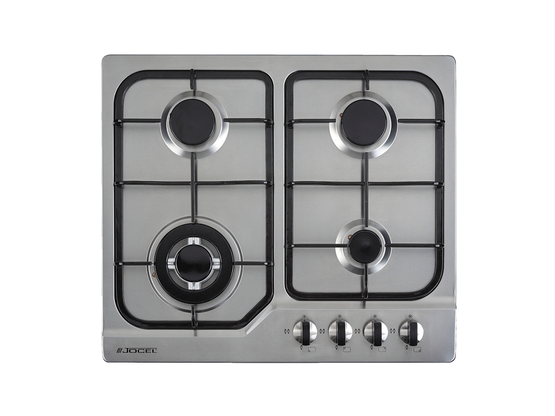 Placa de Gás JOCEL JP4GI008923 (Gás Natural - 59 cm - Inox)