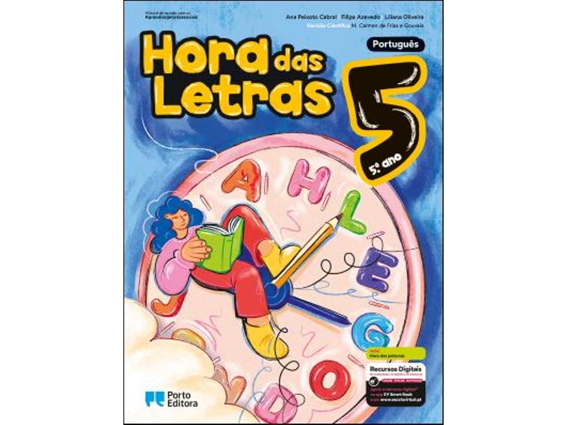 Hora Das Letras - Português - 5.º Ano Manual 2026