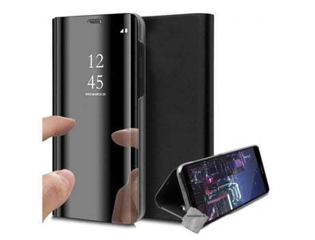 Capa Espelho Ultra Para Samsung Htdmobiles Vidro Temperado Preto