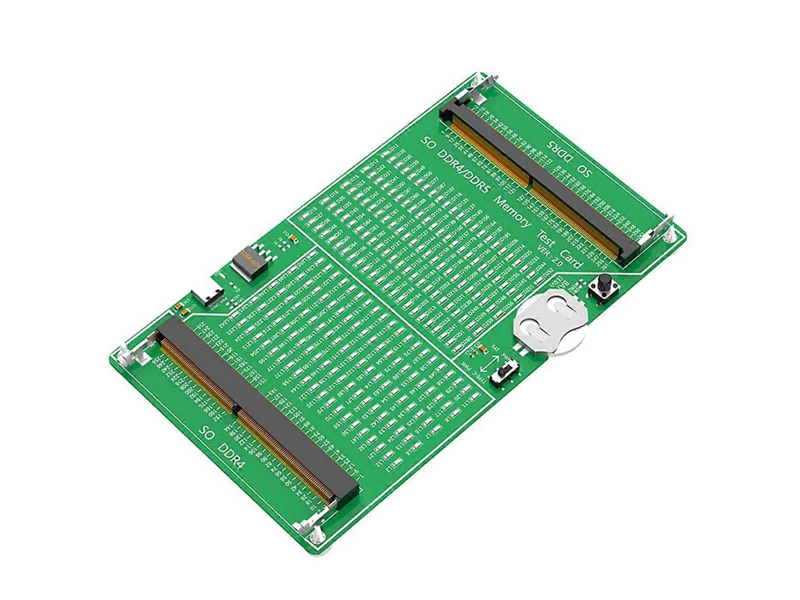 Testador De Memória Para Laptop Ddr4/ddr5 2 Em 1 Com Luz, Multifuncional, Portátil, Teste De Memória Brilvibera