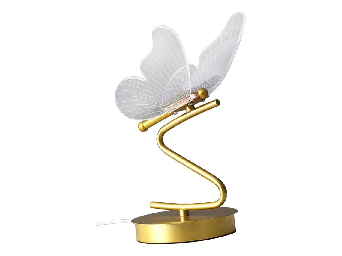 Abajur de mesa borboleta luz quente 3000kslowmoose