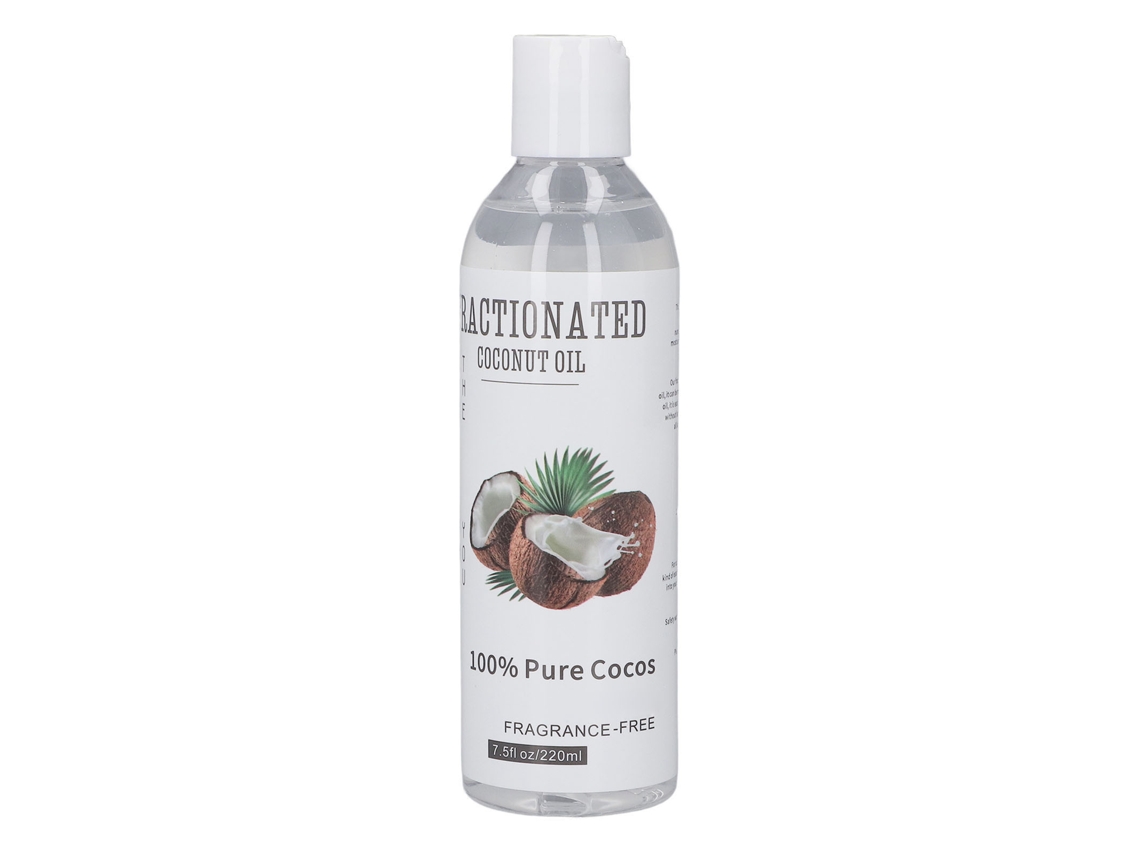 Aceite De Coco 220ml Para Piel Y Cabello, Nutritivo Y Ligero, Aceite Líquido Para Masaje En Casa