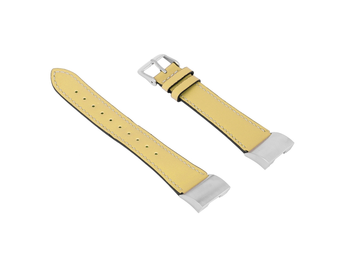 Pulseira de couro genuíno para Fitbit Charge2 EOOCOO